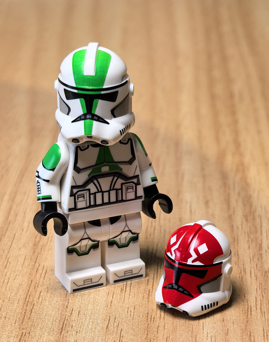 GCC Green 501st Helmet PREORDER - LEGO Custom Helmet