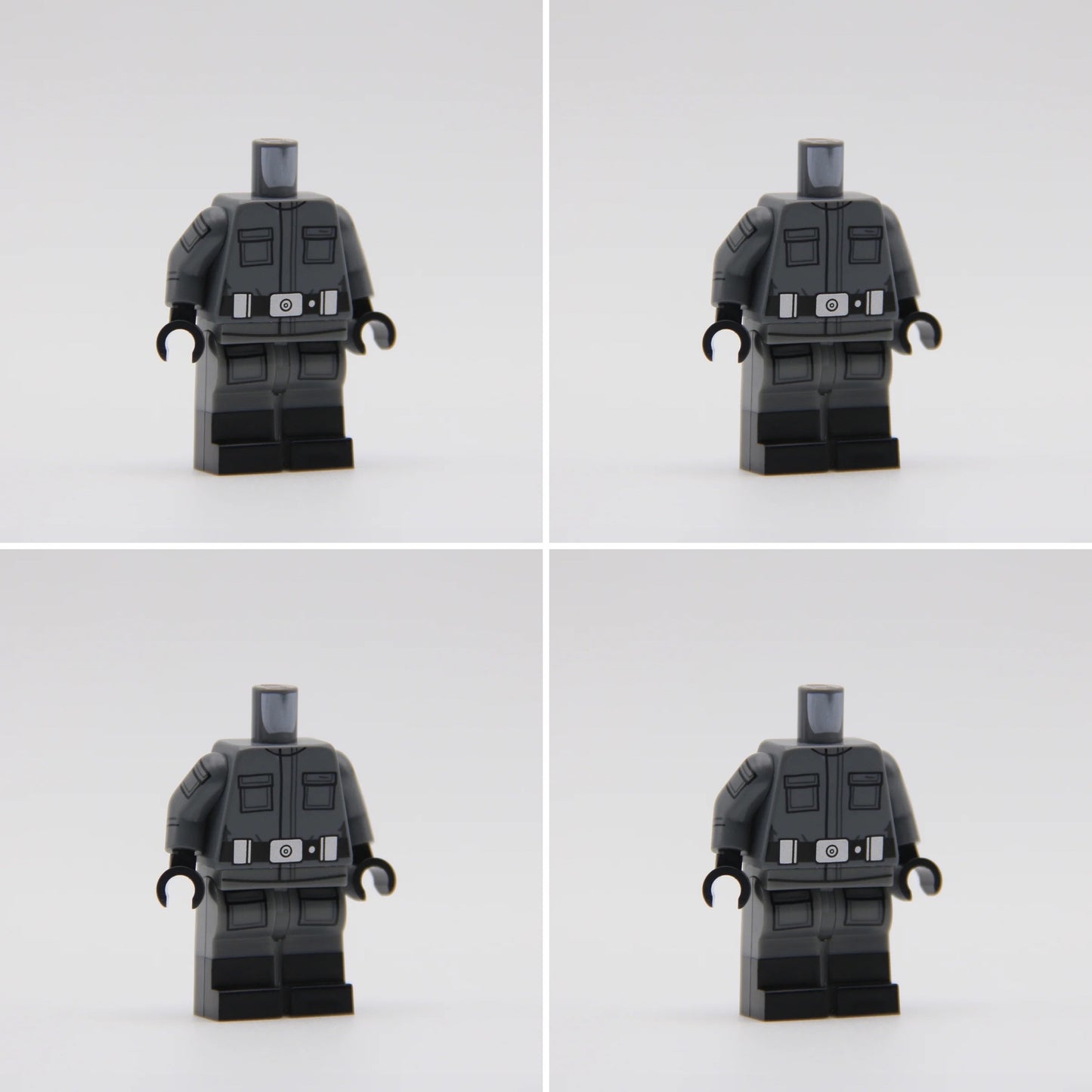 RC Dark Bluish Gray Imperial Army Fatigue Torso - LEGO Custom Part