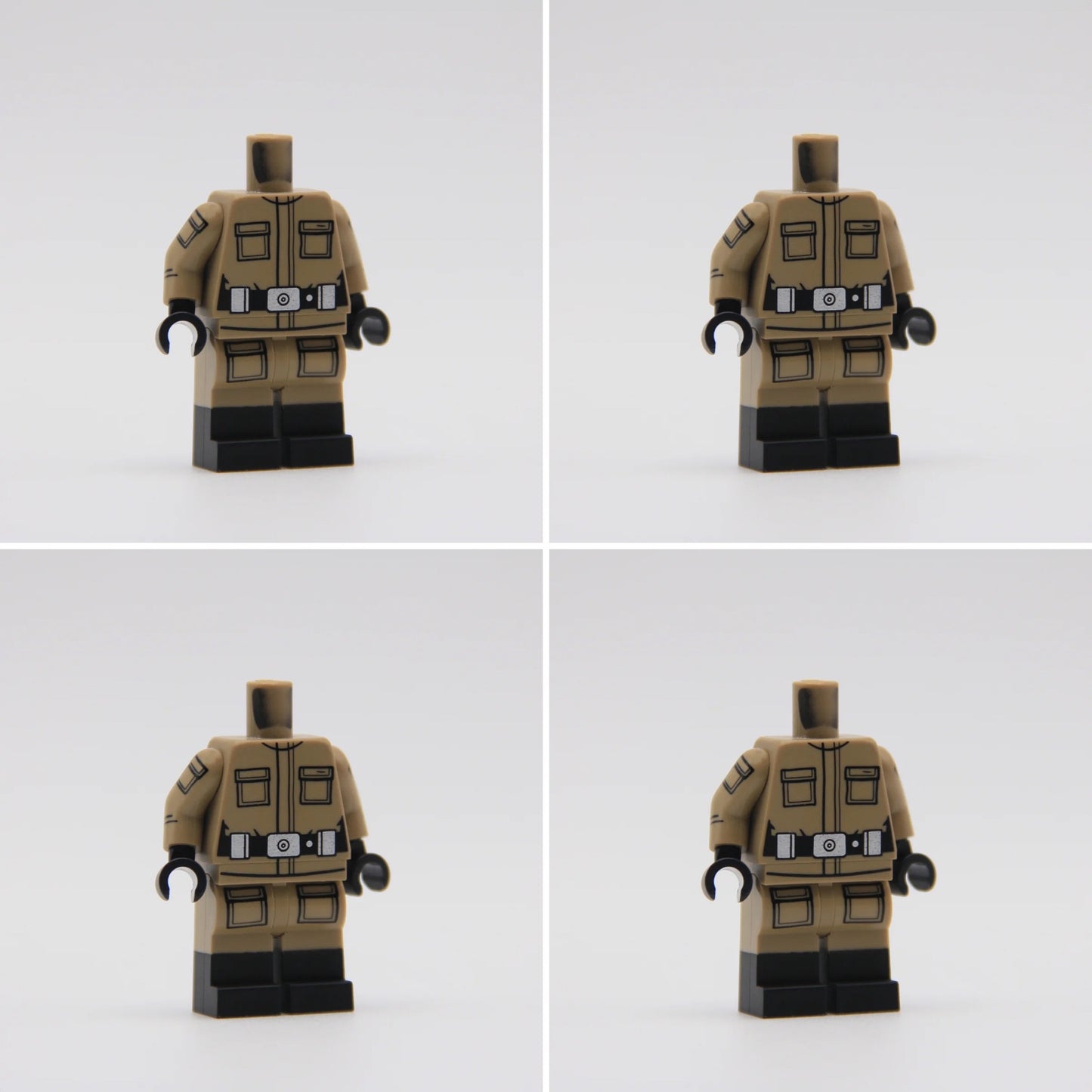 RC Dark Tan Imperial Army Fatigue Torso - LEGO Custom Part