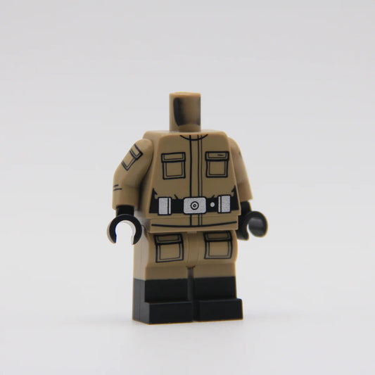 RC Dark Tan Imperial Army Fatigue Torso - LEGO Custom Part
