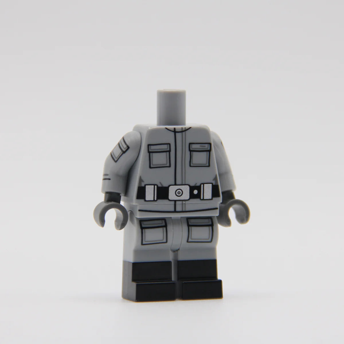 RC Light Bluish Gray Imperial Army Fatigue Torso - LEGO Custom Part