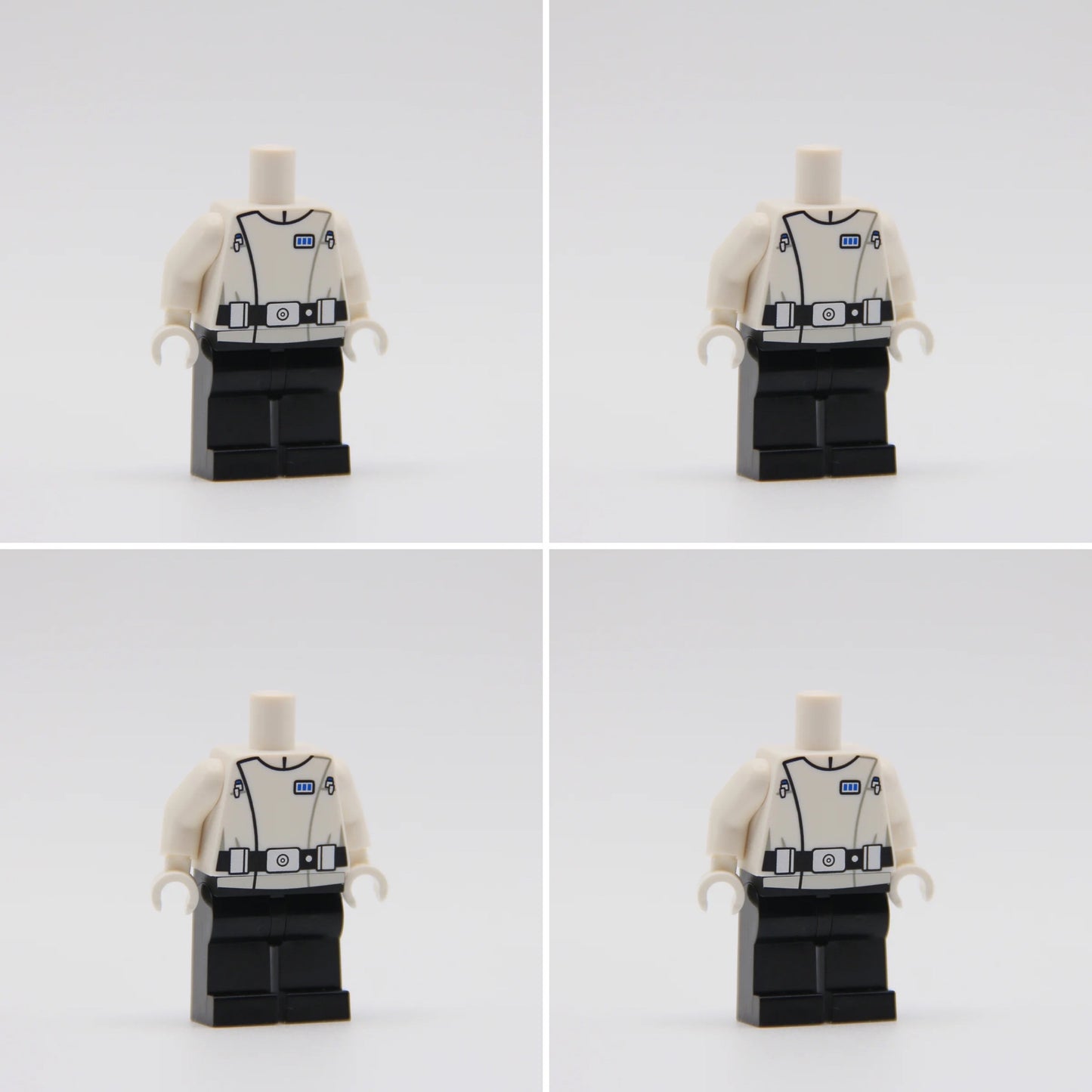 RC Security Bureau Supervisor Torso (Male) - LEGO Custom Part