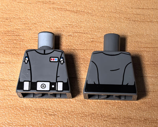 Imperial Officer Torso 4-Pack PREORDER - LEGO Custom Accessory (GCC)