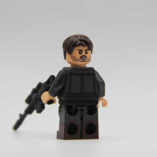 Cassian Andor (Finale) Pearl Dark Gray Alt - LEGO Custom Minifigure (RC)