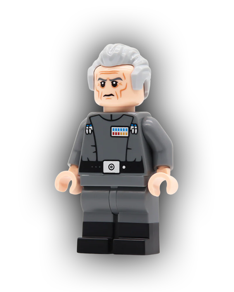Grand Moff Tarkin - LEGO Custom Minifigure (BAFDE)