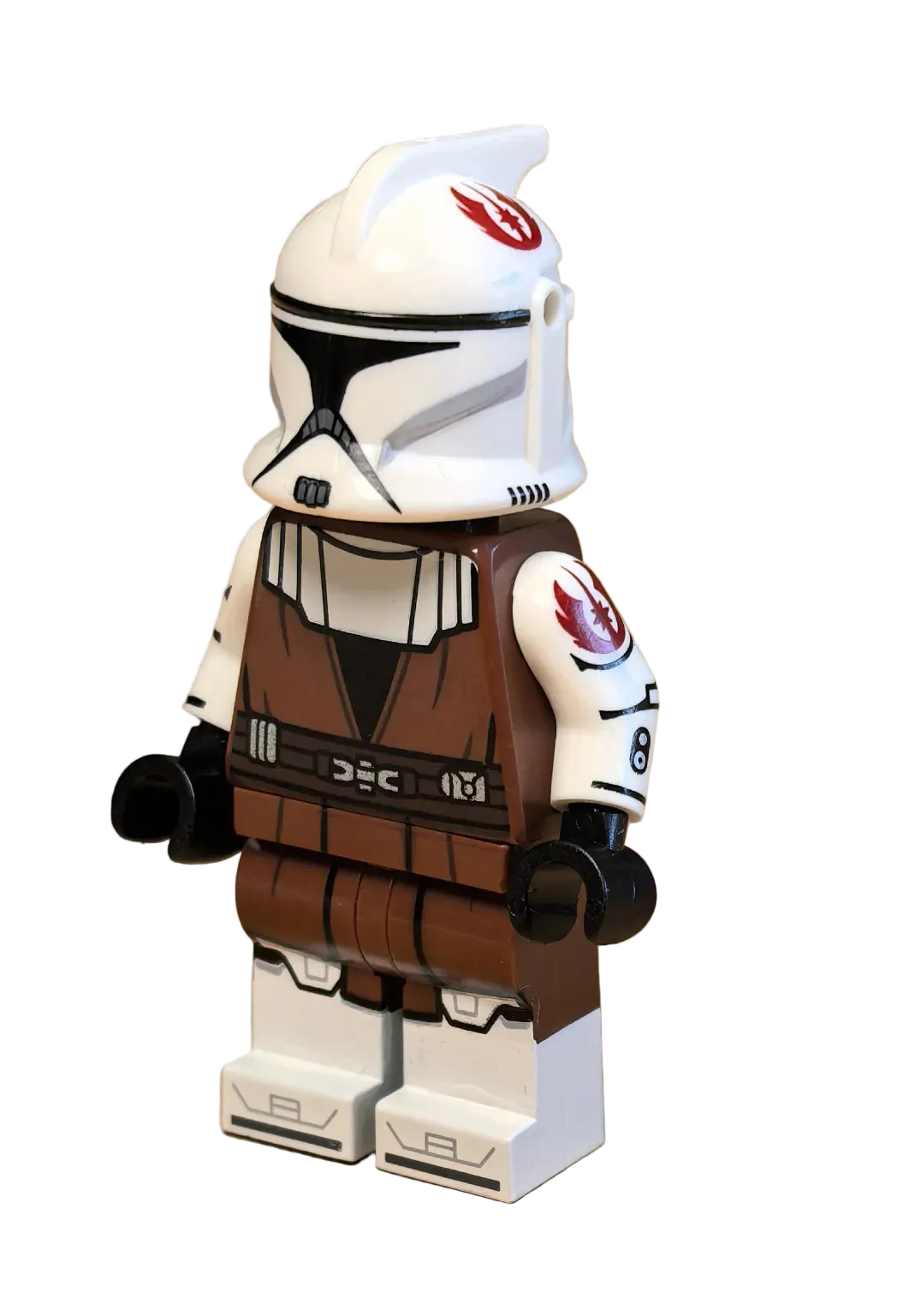 Jedi Commander (Reddish Brown) PREORDER - LEGO Custom Minifigure (GCC)