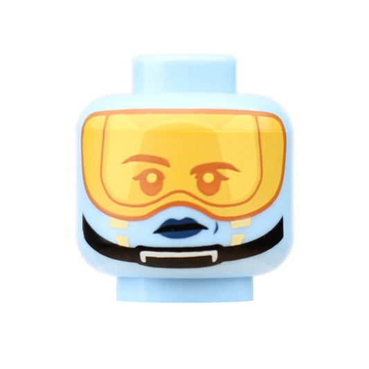 Rebel Pilot Head (Alien) - Custom Part (Orbital)