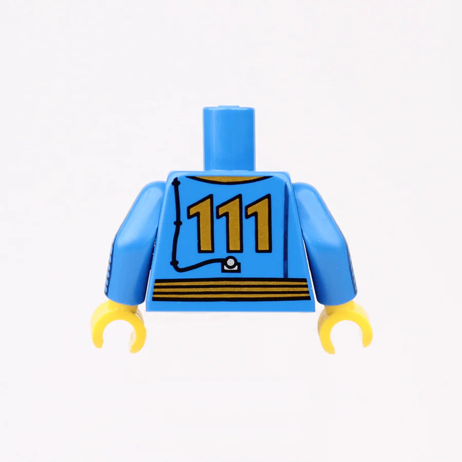 Fallout Vault Torso (Male) - LEGO Custom Part (Orbital)