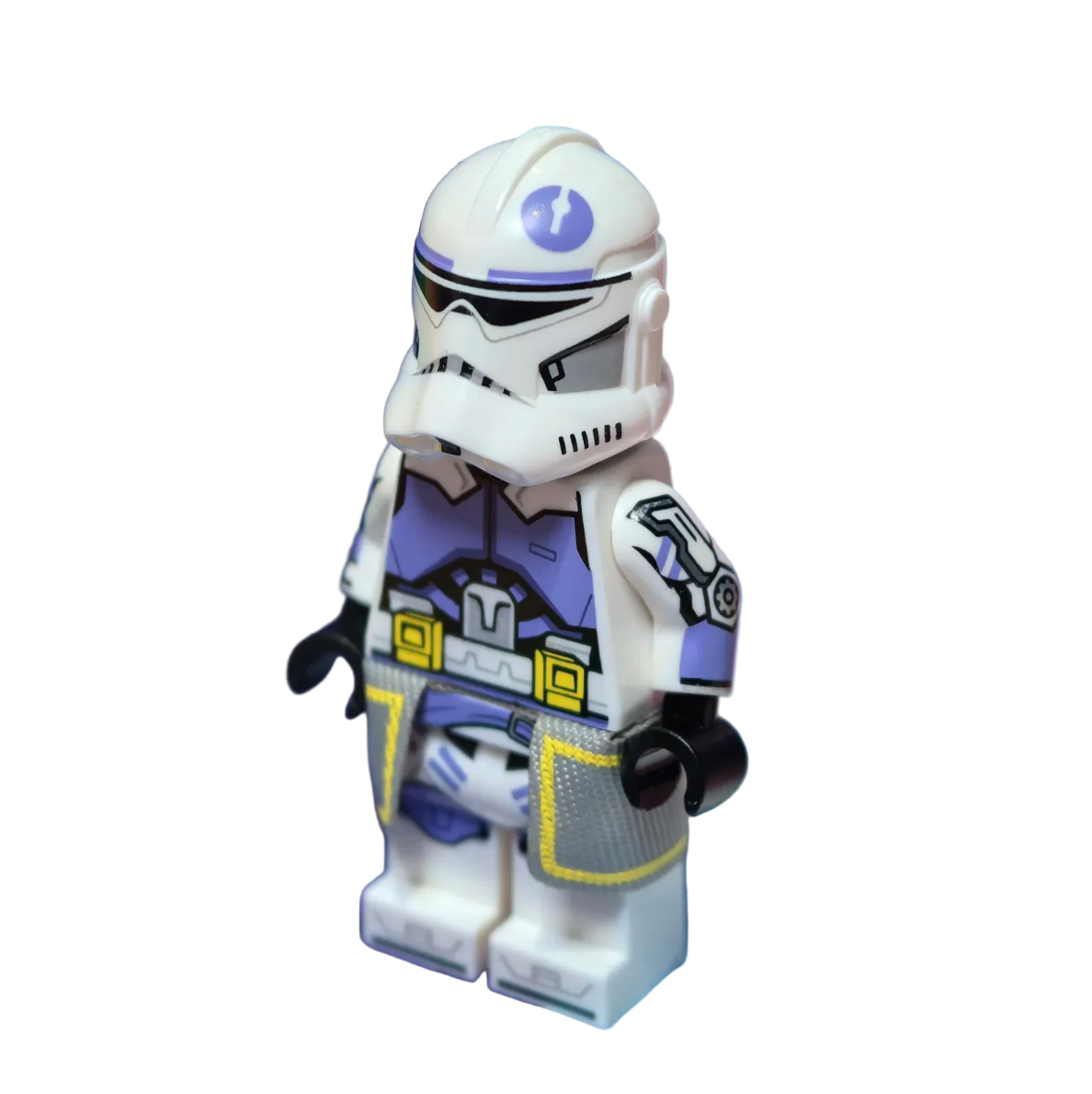 LEGO Star Wars Custom Clone Assassin Purple and Yellow and White