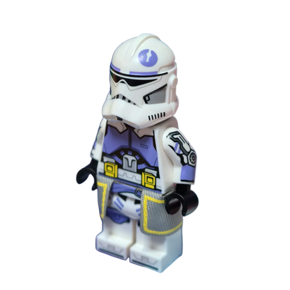 LEGO Star Wars Custom Clone Assassin Purple and Yellow and White