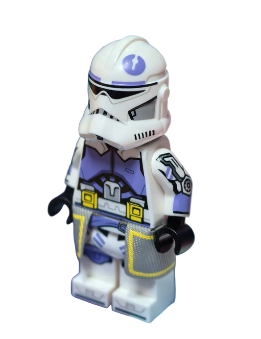 LEGO Star Wars Custom Clone Assassin Purple and Yellow and White