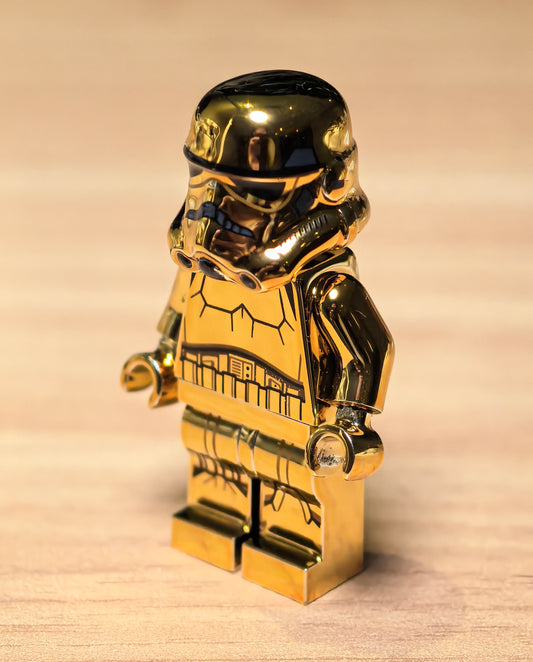 GCC Gold Stormtrooper PREORDER - LEGO Custom Minifigure