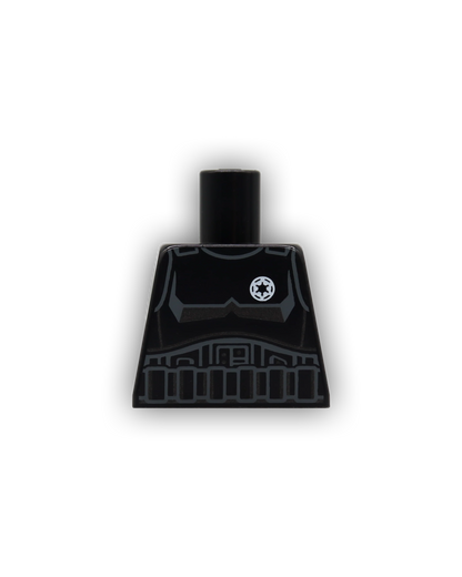 Black Logo Stormtrooper Torso - LEGO Custom Part (BAFDE)