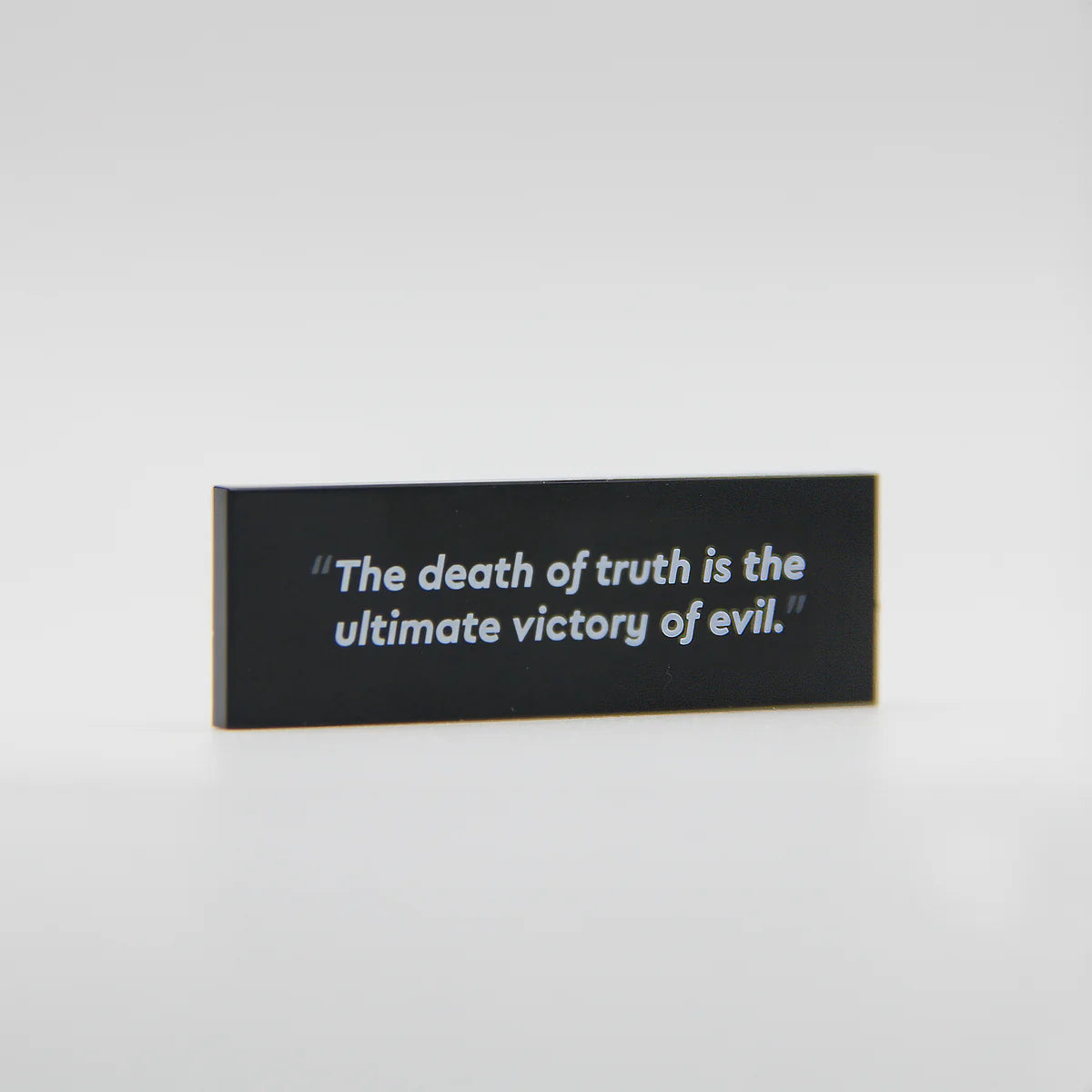 RC Affluent Activist Quote Placard - LEGO Custom Accessory