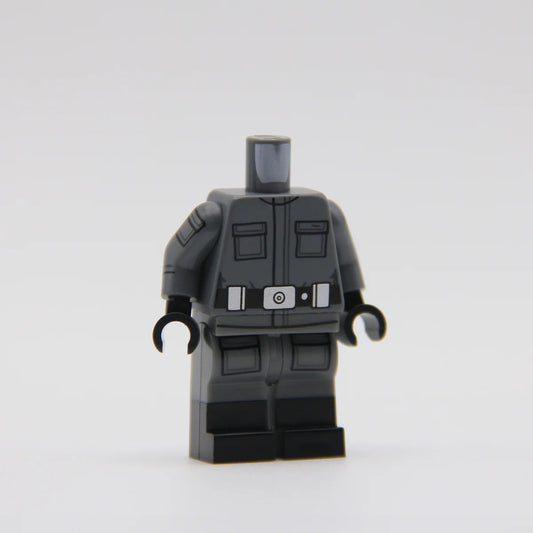 RC Dark Bluish Gray Imperial Army Fatigue Torso - LEGO Custom Part