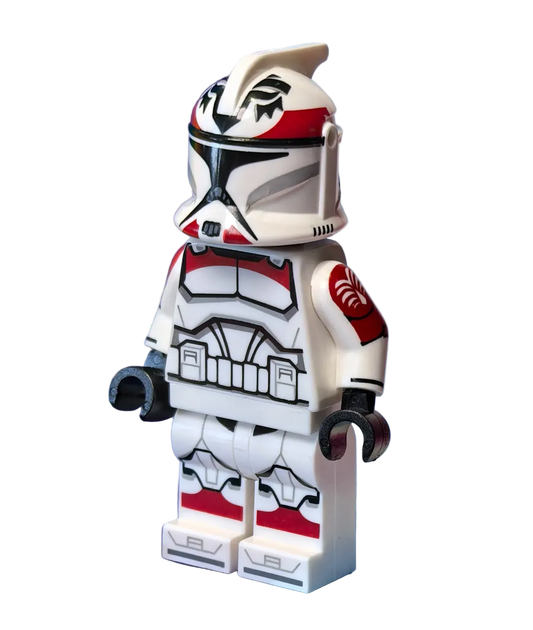 dark red phase 1 clone with wolfpack markings - front view