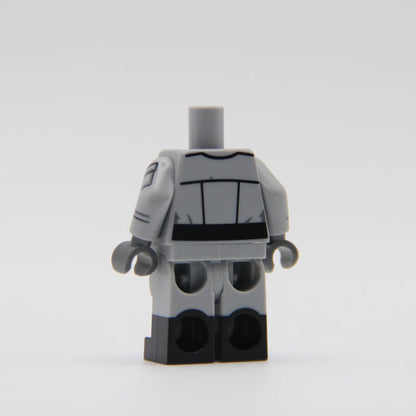 RC Light Bluish Gray Imperial Army Fatigue Torso - LEGO Custom Part