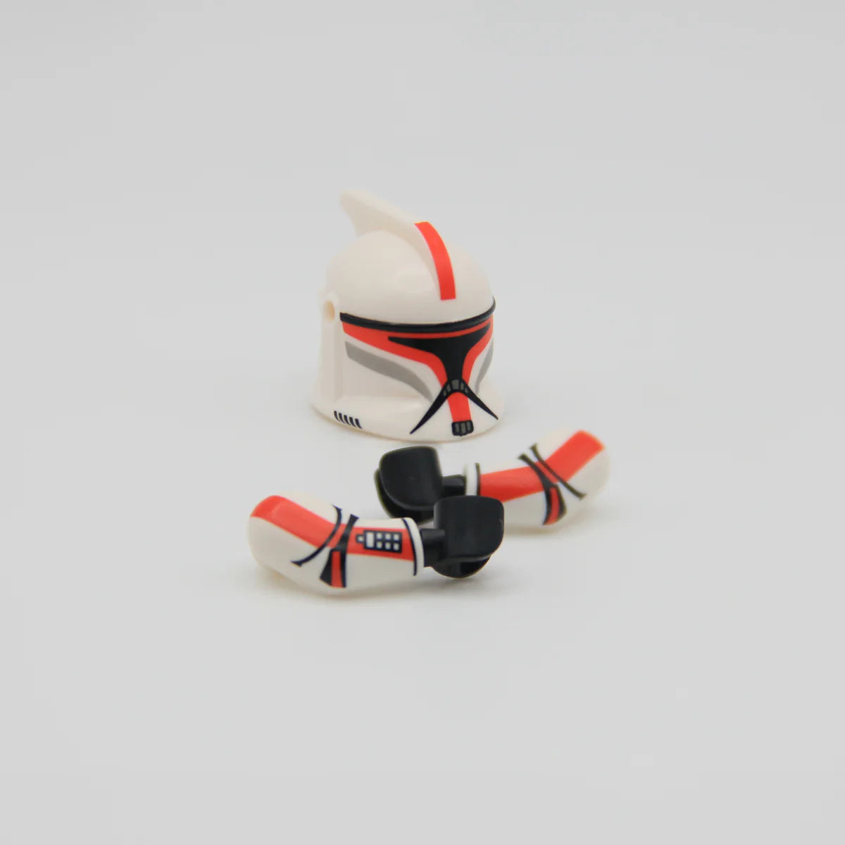 P1 K Company Helmet & Arms Bundle - LEGO Custom Parts (CBC)