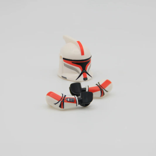 P1 K Company Helmet & Arms Bundle - LEGO Custom Parts (CBC)