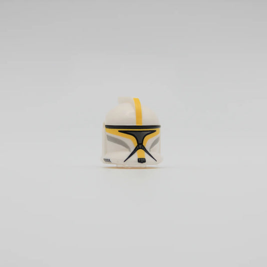 P1 Commander Helmet (Yellow, Metallic Visor) - LEGO Custom Parts (CBC)