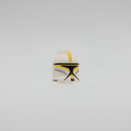 P1 Commander Helmet (Yellow, Black Visor) - LEGO Custom Parts (CBC)