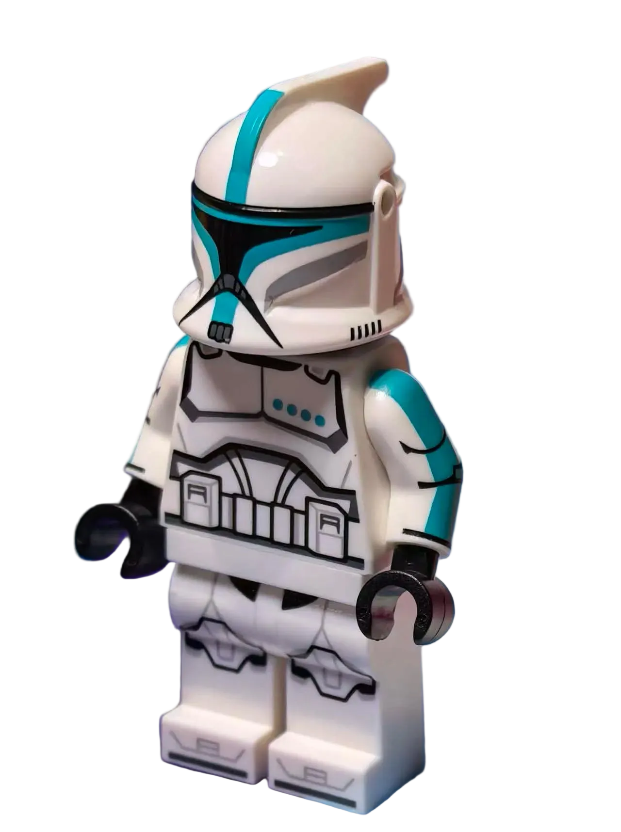 P1 Dark Turquoise Lieutenant PREORDER - LEGO Custom Minifigure (GCC)