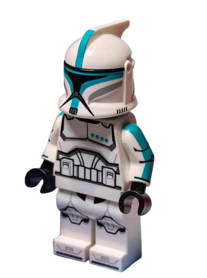 P1 Dark Turquoise Lieutenant PREORDER - LEGO Custom Minifigure (GCC)