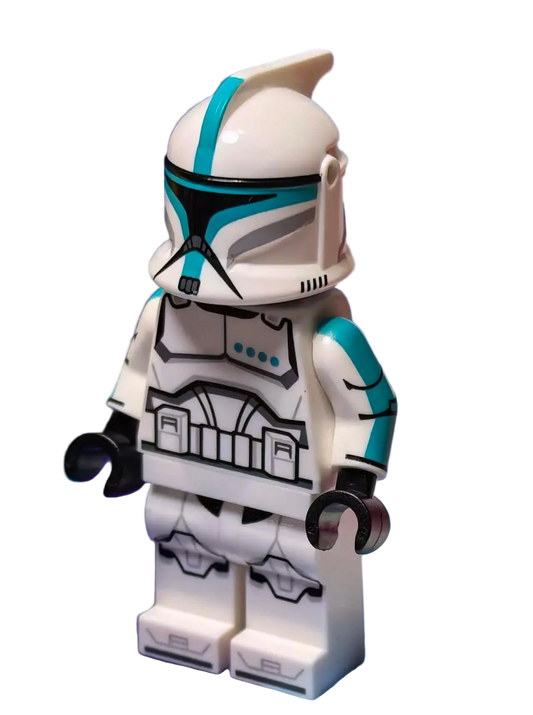 P1 Dark Turquoise Lieutenant PREORDER - LEGO Custom Minifigure (GCC)