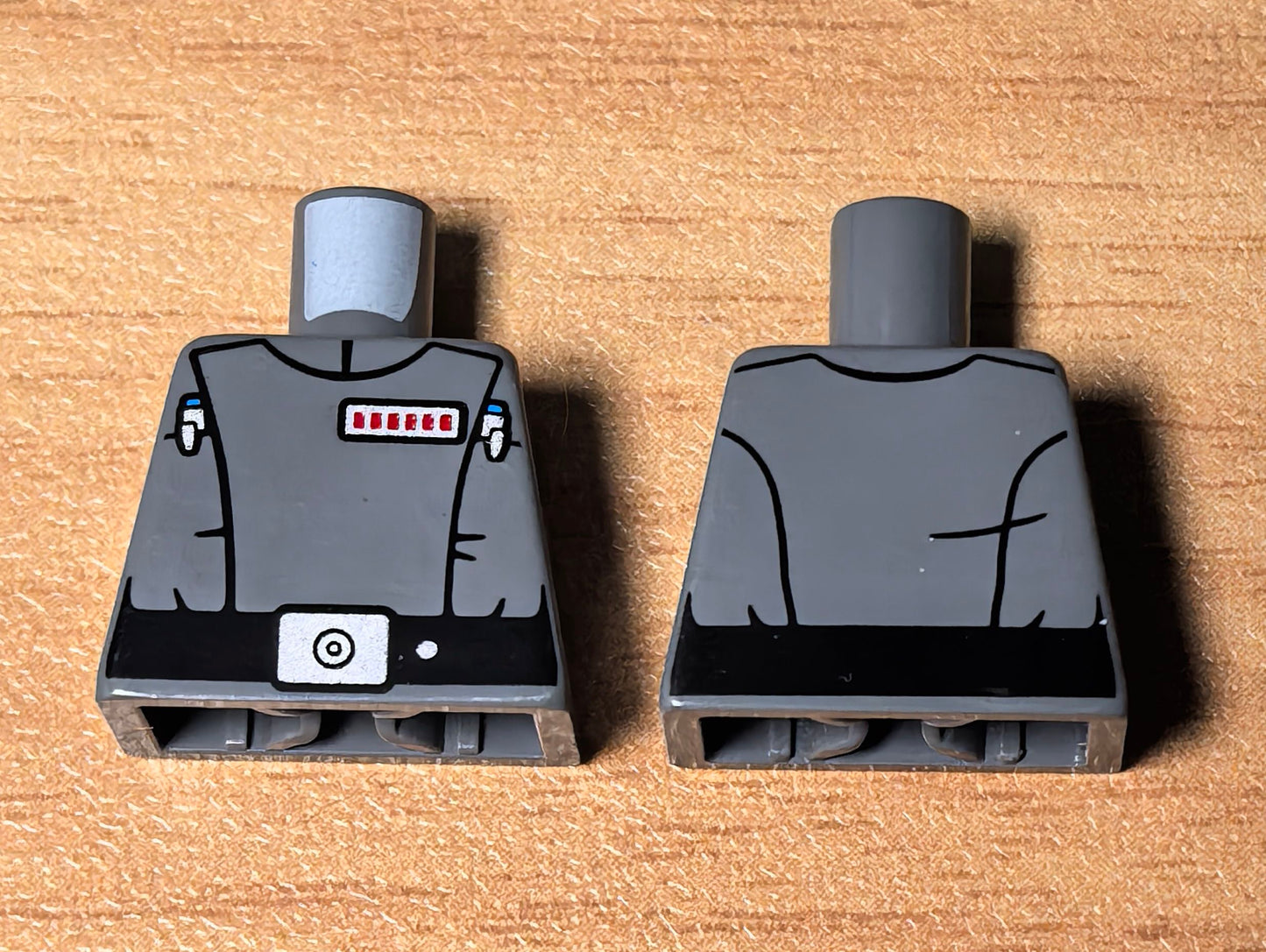 Imperial Officer Torso 4-Pack - LEGO Custom Accessory (GCC)