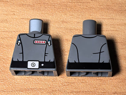 Imperial Officer Torso 4-Pack - LEGO Custom Accessory (GCC)