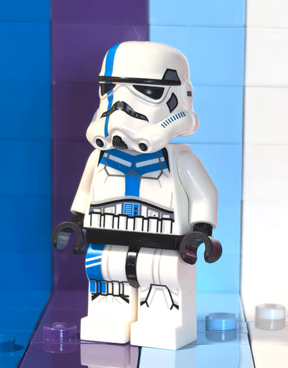 GCC Blue Stormtrooper Commander - LEGO Custom Minifigure