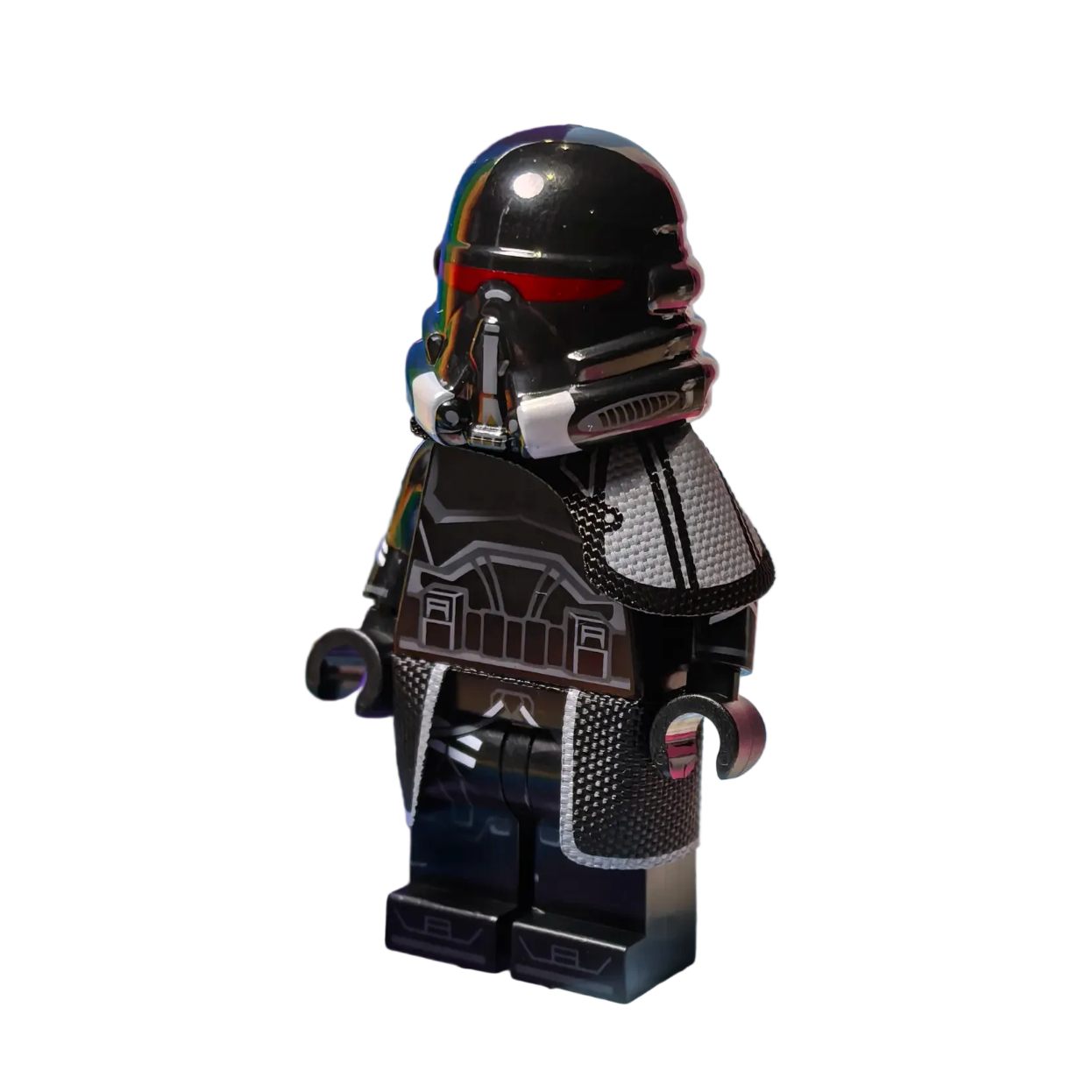 Purge Trooper with gray pauldron and gray trim kama - front view