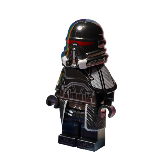 Purge Trooper with gray pauldron and gray trim kama - front view