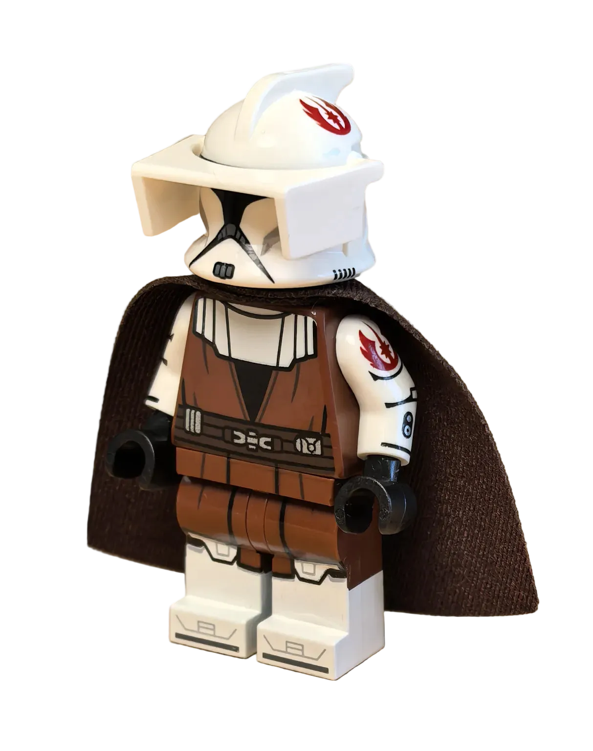 Jedi Commander (Reddish Brown) PREORDER - LEGO Custom Minifigure (GCC)