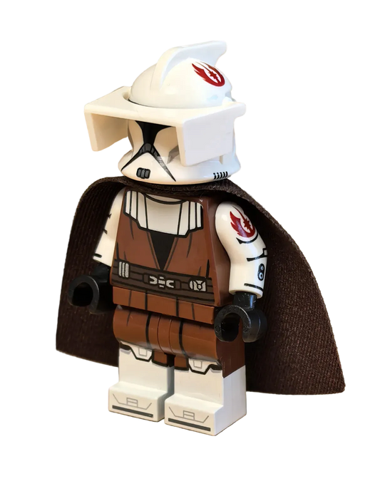 Jedi Commander (Reddish Brown) PREORDER - LEGO Custom Minifigure (GCC)