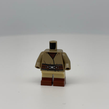 Jedi Youngling Body Dark Tan - LEGO Custom Part (BAFDE)