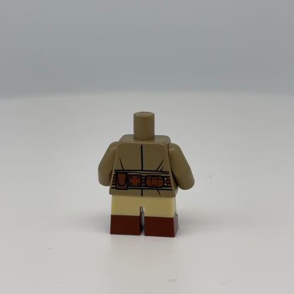 Jedi Youngling Body Dark Tan - LEGO Custom Part (BAFDE)