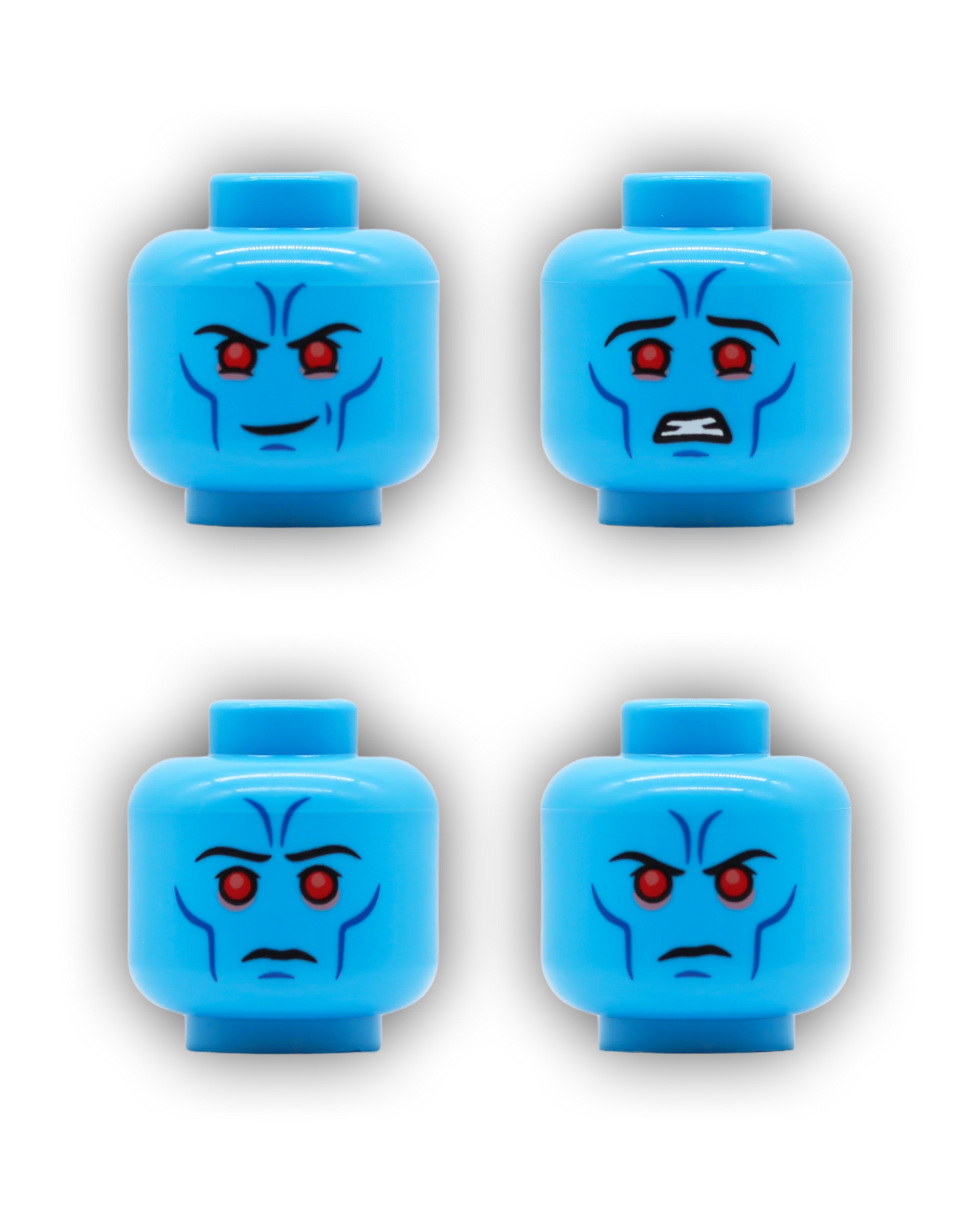 Thrawn Headpack - LEGO Custom Part (BAFDE)
