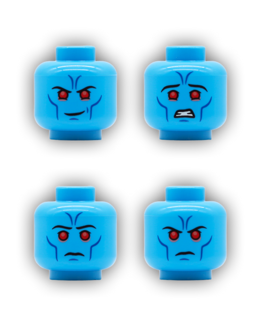 Thrawn Headpack - LEGO Custom Part (BAFDE)