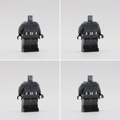 RC Dark Bluish Gray Imperial Army Fatigue Torso - LEGO Custom Part