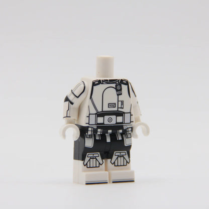 RC Security Bureau Tactical Agent Torso - LEGO Custom Part