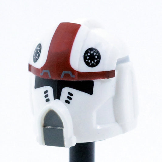 Clone Pilot Phase 2 Dark Red Helmet - LEGO Custom Helmet