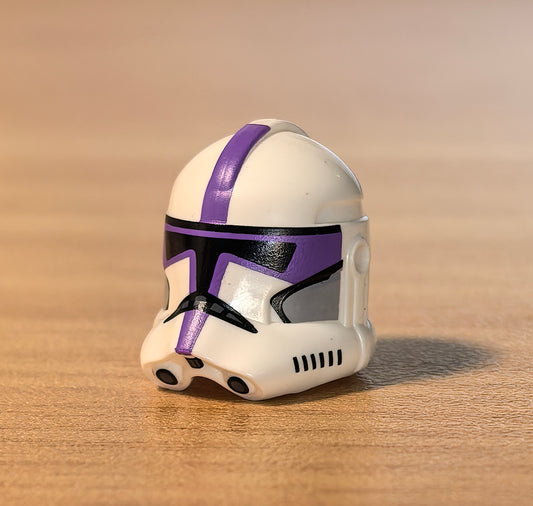 GCC Purple Commander Helmet - LEGO Custom Helmet