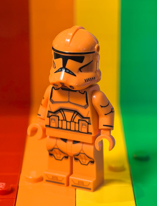 GCC Orange Mono Clone PREORDER - LEGO Custom Minifigure