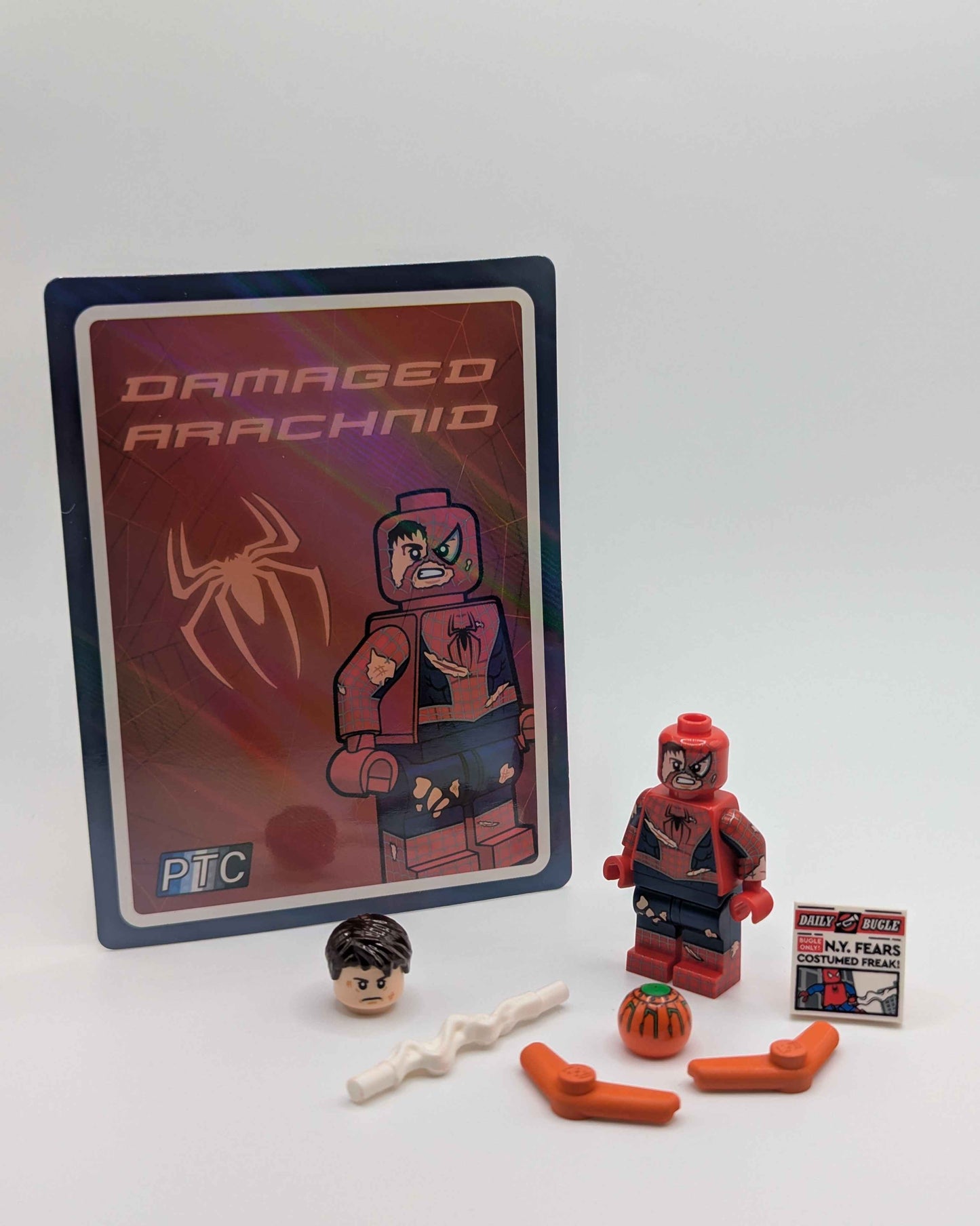 Damaged Arachnid - LEGO Custom Minifigure (PTC)