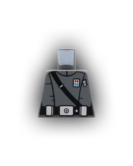 Imperial Officer Strap Torso - LEGO Custom Part (BAFDE)