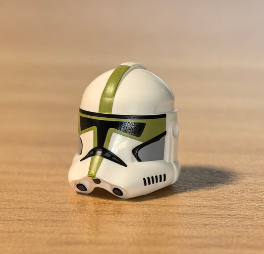 GCC Green Commander Helmet - LEGO Custom Helmet