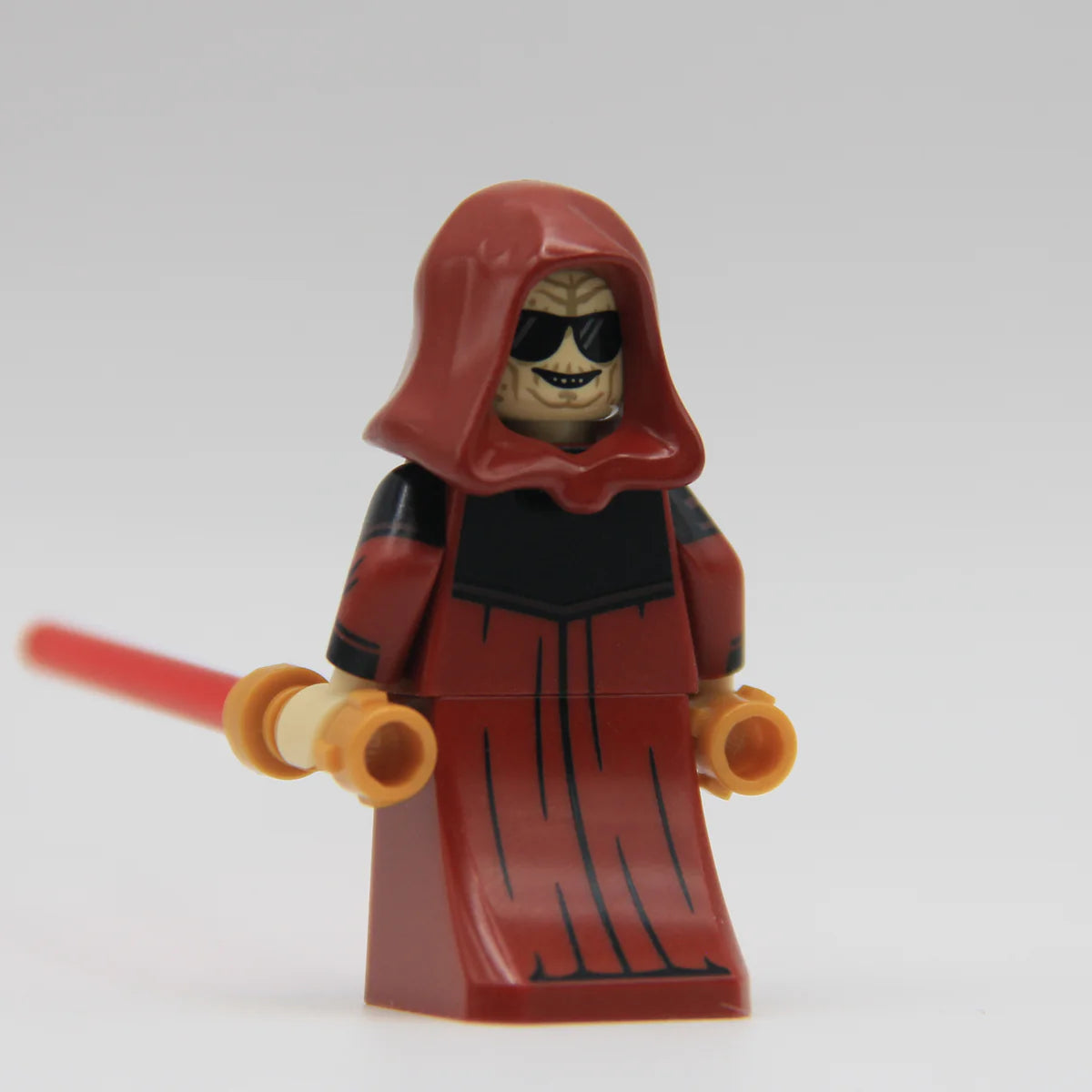 Palpatine (Dark Red Robes) - LEGO Custom Minifigure (RC)