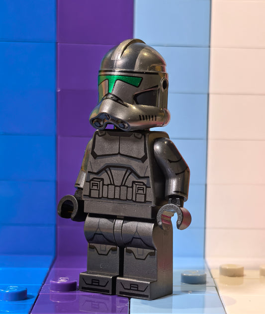 GCC Elite Squad Trooper Pearl Dark Gray - LEGO Custom Minifigure