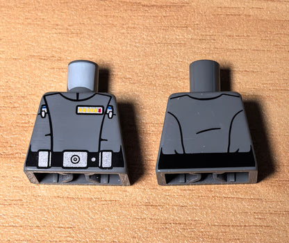 Imperial Officer Torso 4-Pack - LEGO Custom Accessory (GCC)